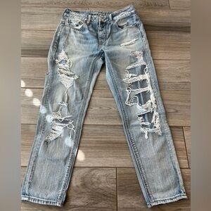 American Eagle Outfitters Light Blue TomGirl Jeans